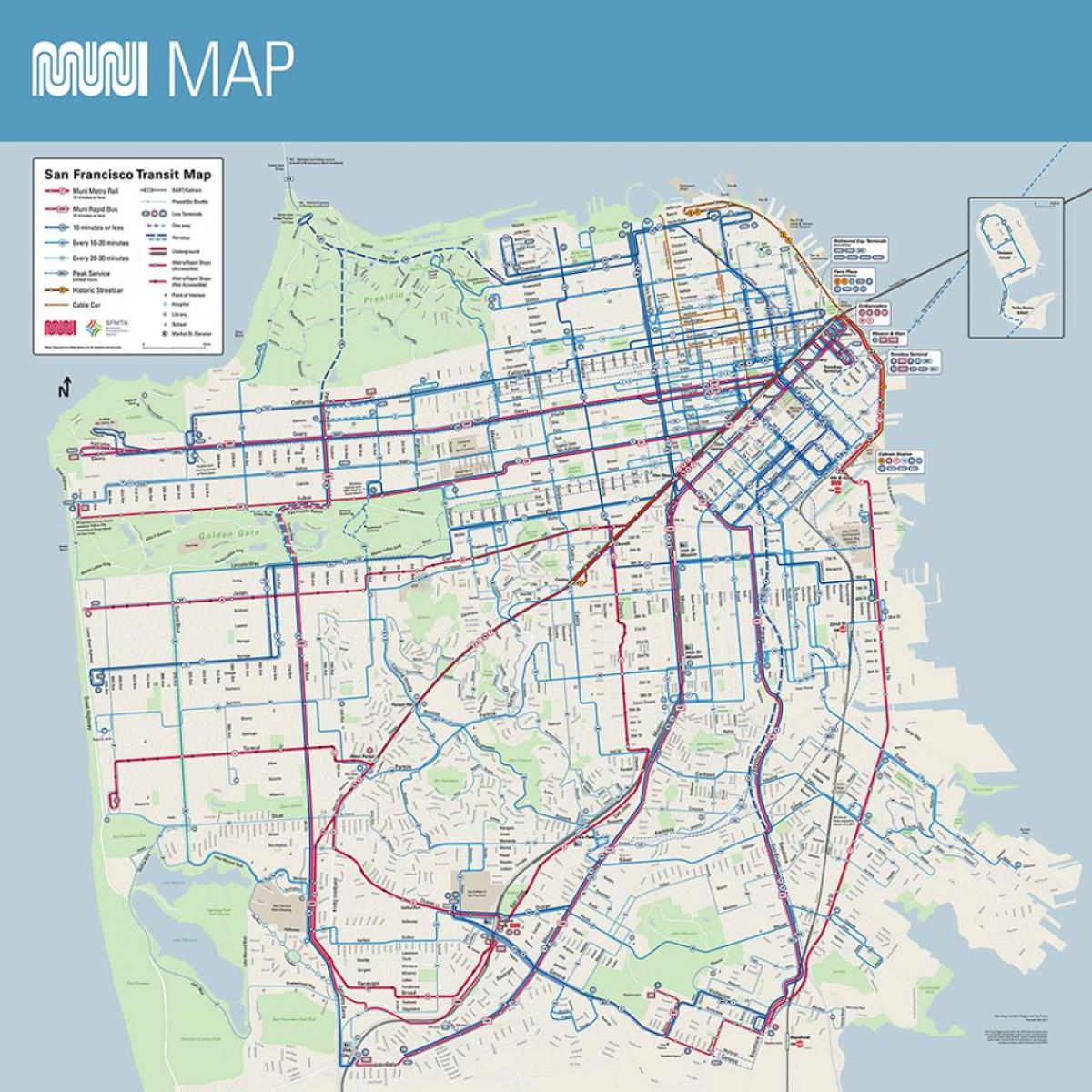 Муни քարտեզի Սան Ֆրանցիսկոյում