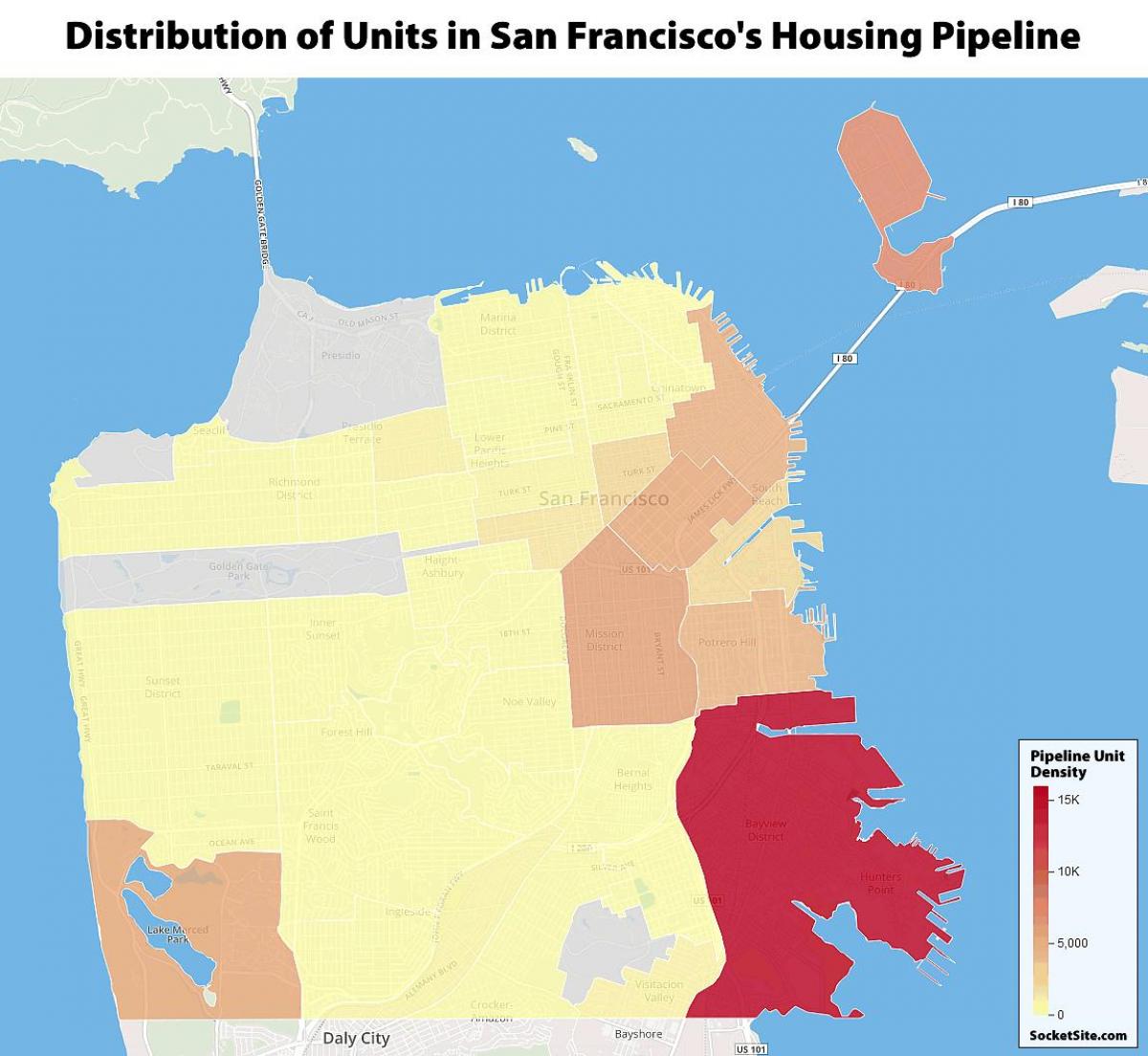 Սան Ֆրանցիսկոյի պետական բնակարանային քարտեզի վրա