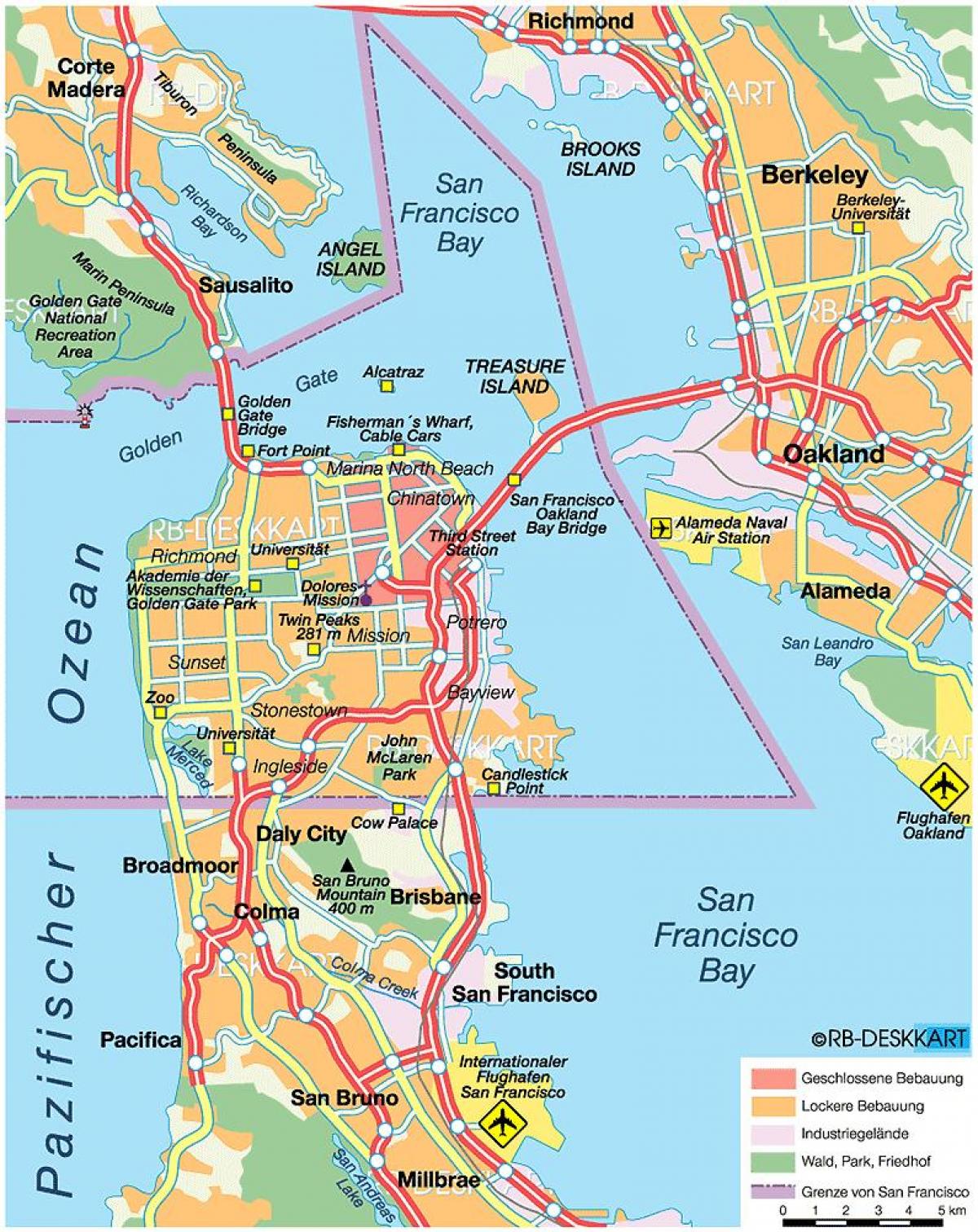 Քարտեզը Սան Ֆրանցիսկոյում 