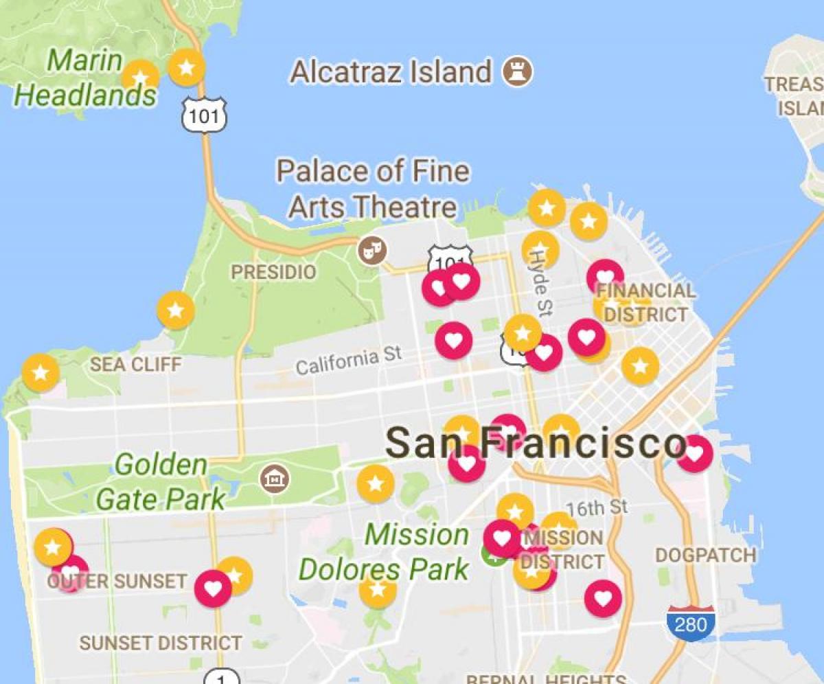 Քարտեզ է Սան Ֆրանցիսկոյի շրջանի ֆինանսական