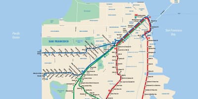 SFmta Муни քարտեզի վրա