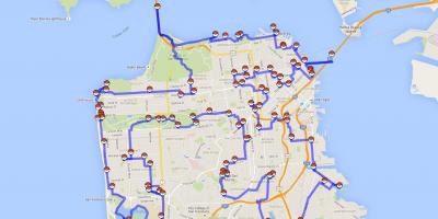 Քարտեզ Սան Ֆրանցիսկոյում pokemon
