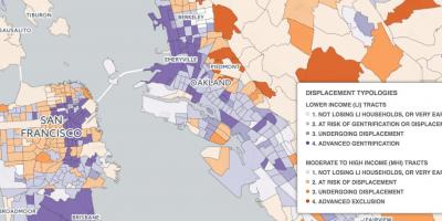 Քարտեզ Սան Ֆրանցիսկոյում էլիտար բնակարանների