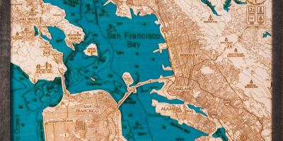 Քարտեզ Սան Ֆրանցիսկոյում փայտ