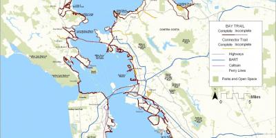San Francisco Bay Trail քարտեզ